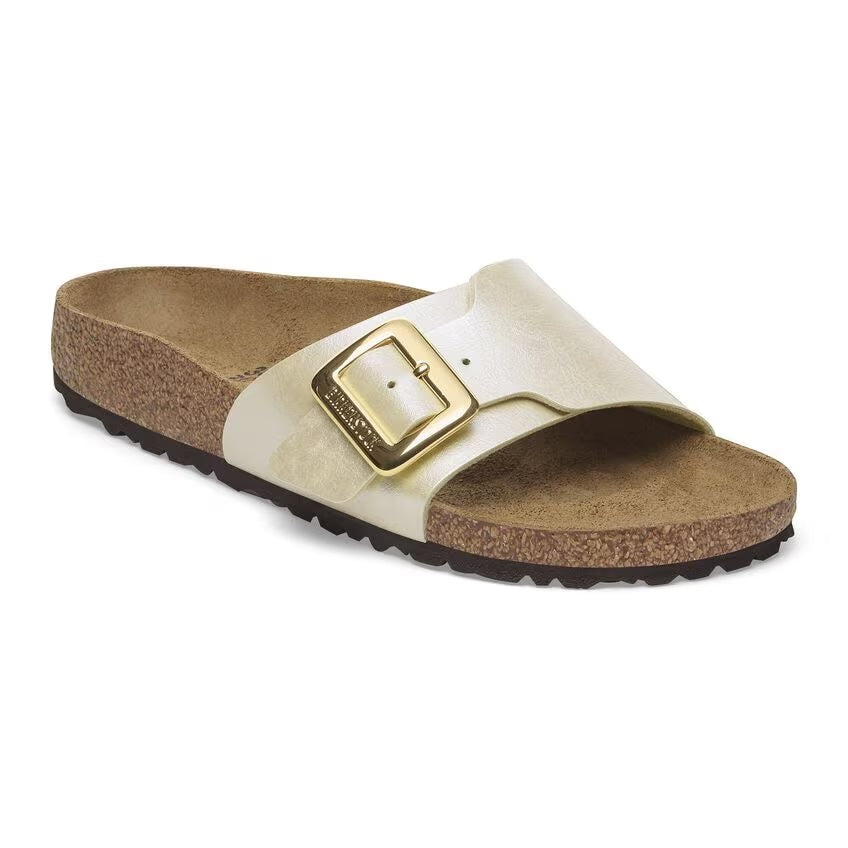 Catalina Cushion Buckle Pearl White Birko-Flor®