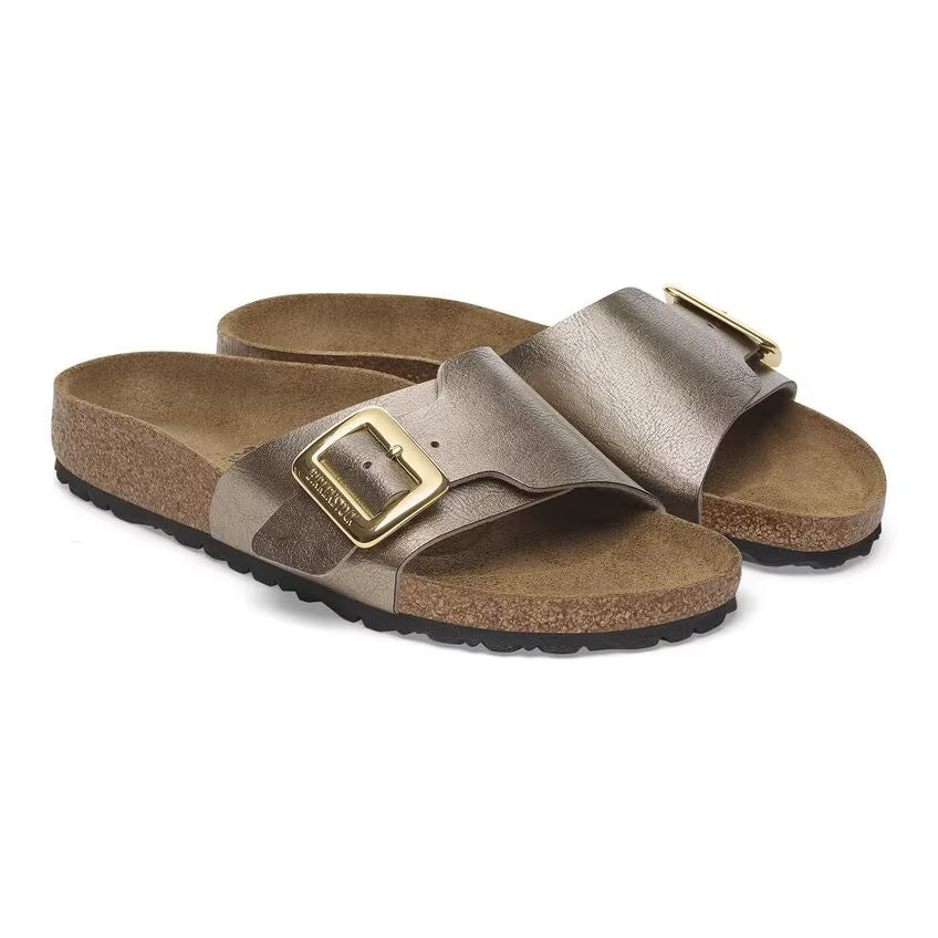 Catalina Cushion Buckle Graceful Taupe Birko-Flor®