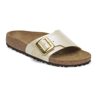 Catalina Cushion Buckle Pearl White Birko-Flor®