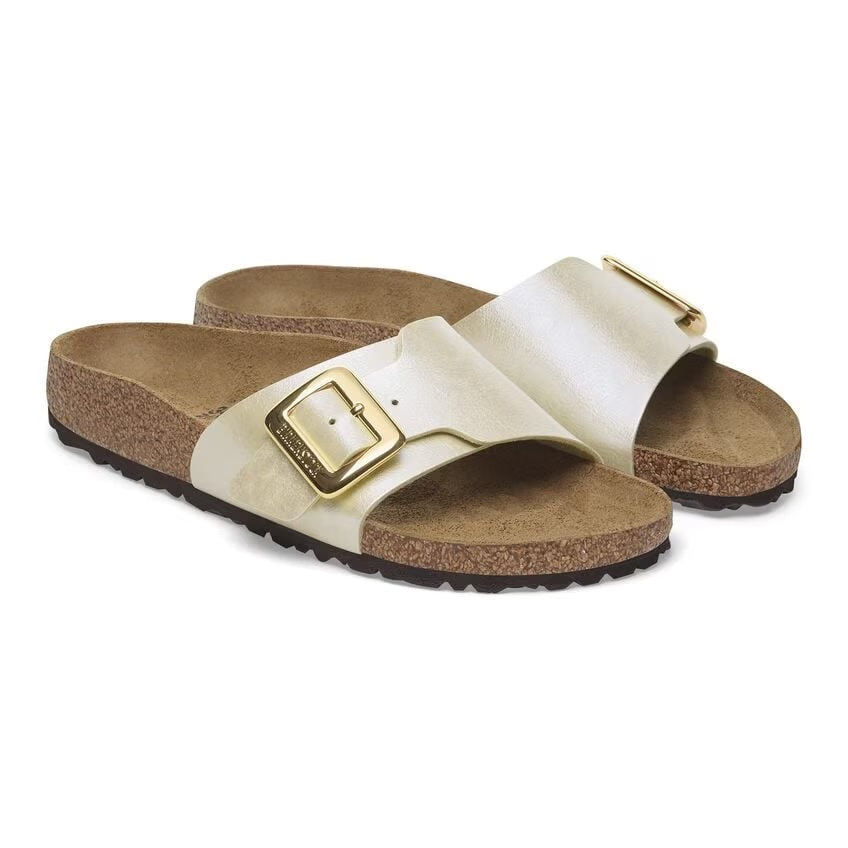 Catalina Cushion Buckle Pearl White Birko-Flor®