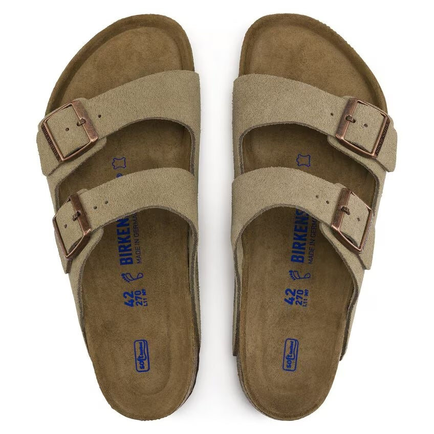 Arizona Taupe Pelle Scamosciata [Soft Footbed]