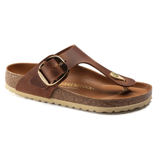 Gizeh Cognac Pelle Oliata [Big Buckle]