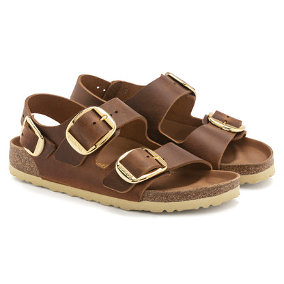 Milano Cognac Pelle Oliata [Big Buckle]
