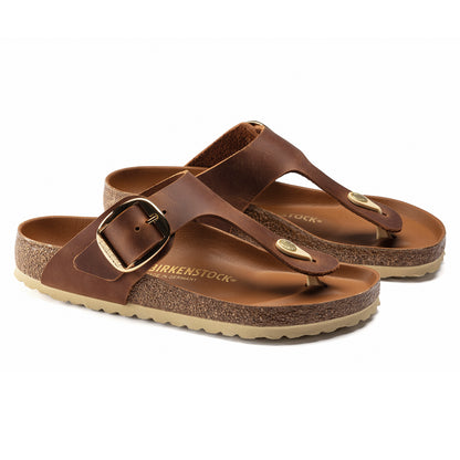 Gizeh Cognac Pelle Oliata [Big Buckle]