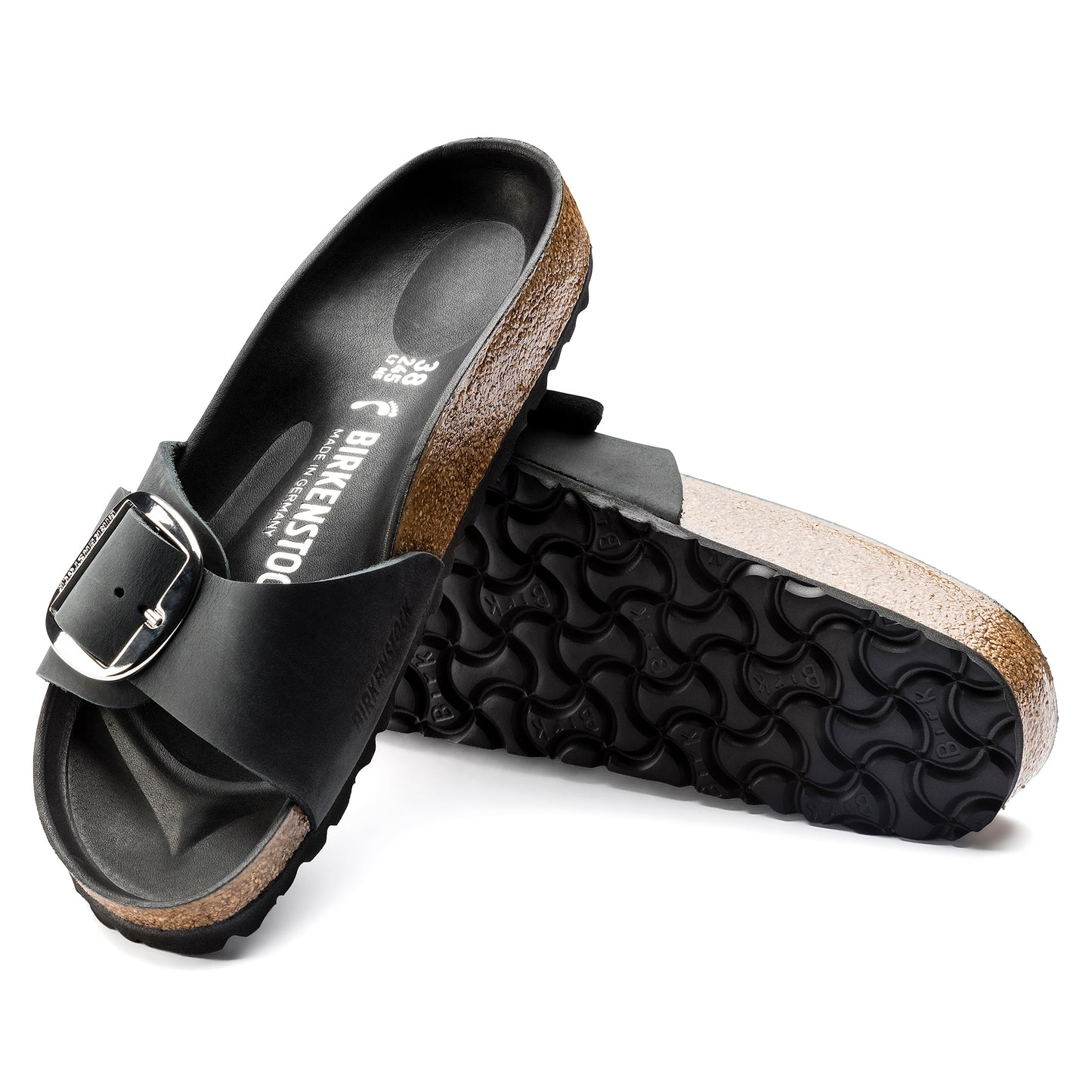 Madrid Black Pelle Oliata [Big Buckle]