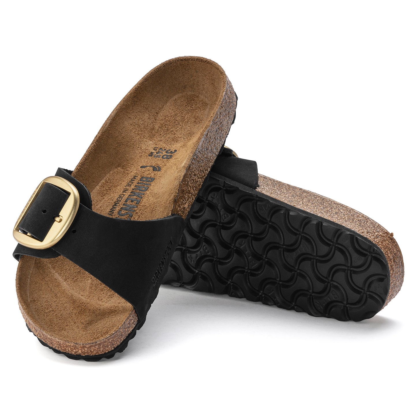 Madrid Black Nabuk [Big Buckle]