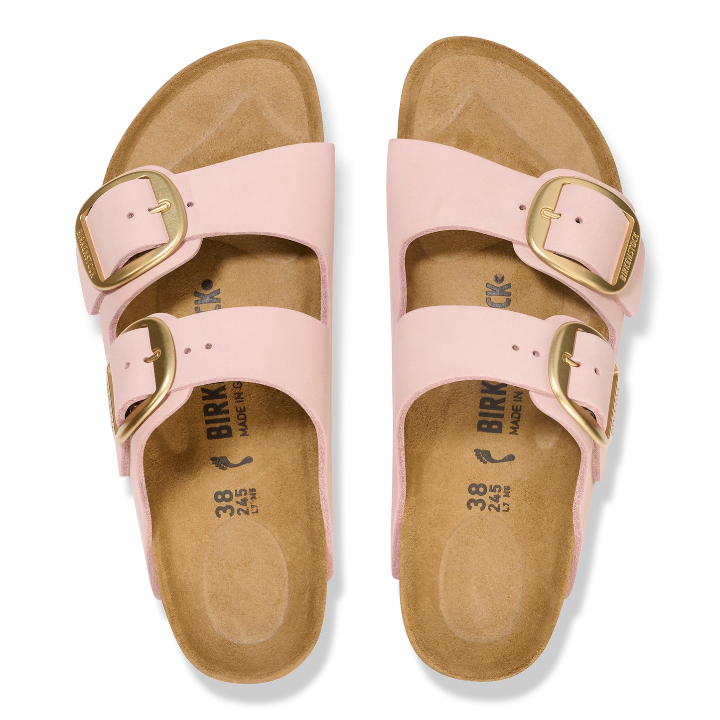 Arizona Soft Pink Nabuk [Big Buckle]