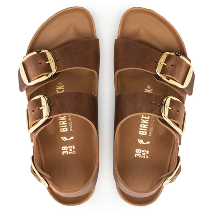 Milano Cognac Pelle Oliata [Big Buckle]