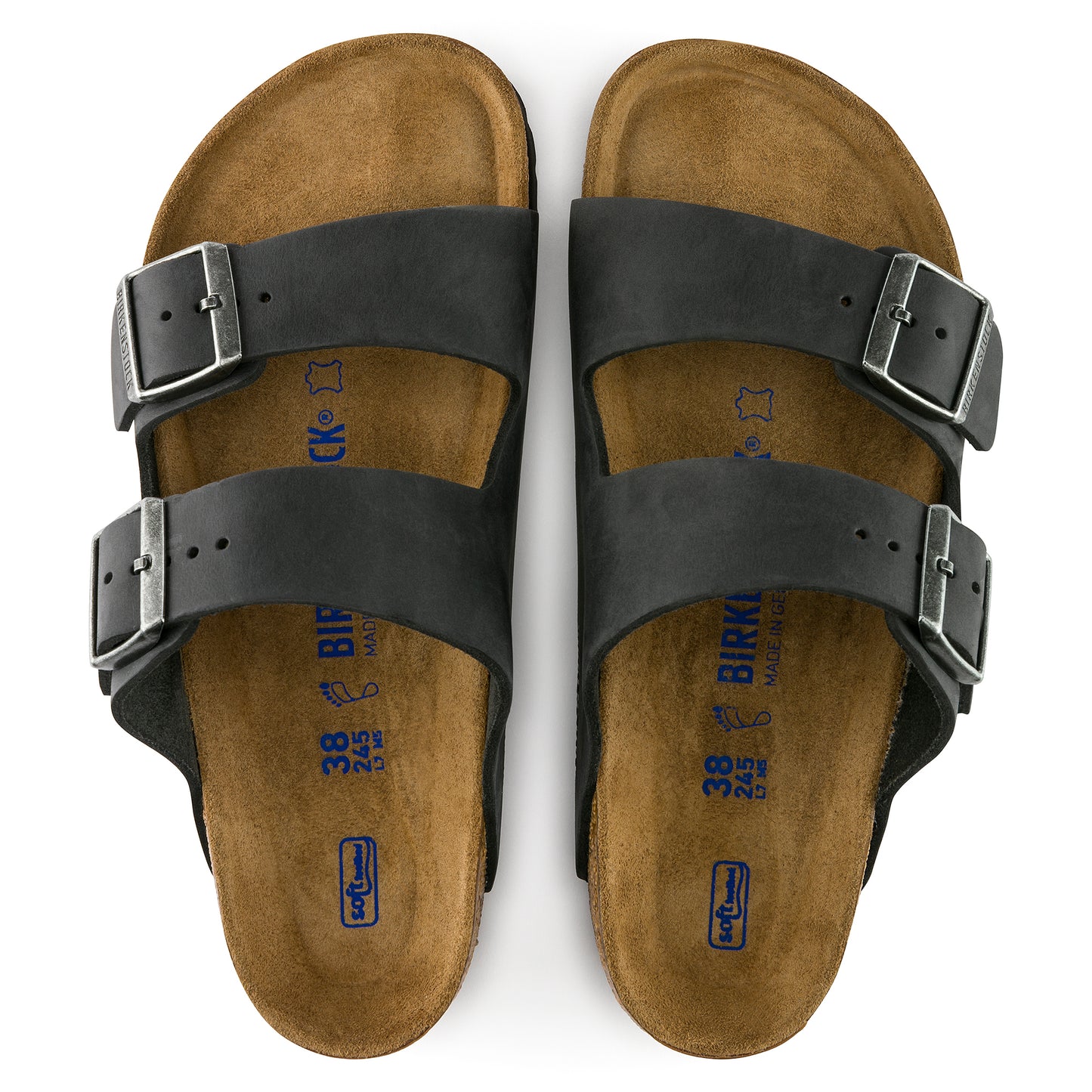 Arizona Black Pelle Oliata [Soft Footbed]